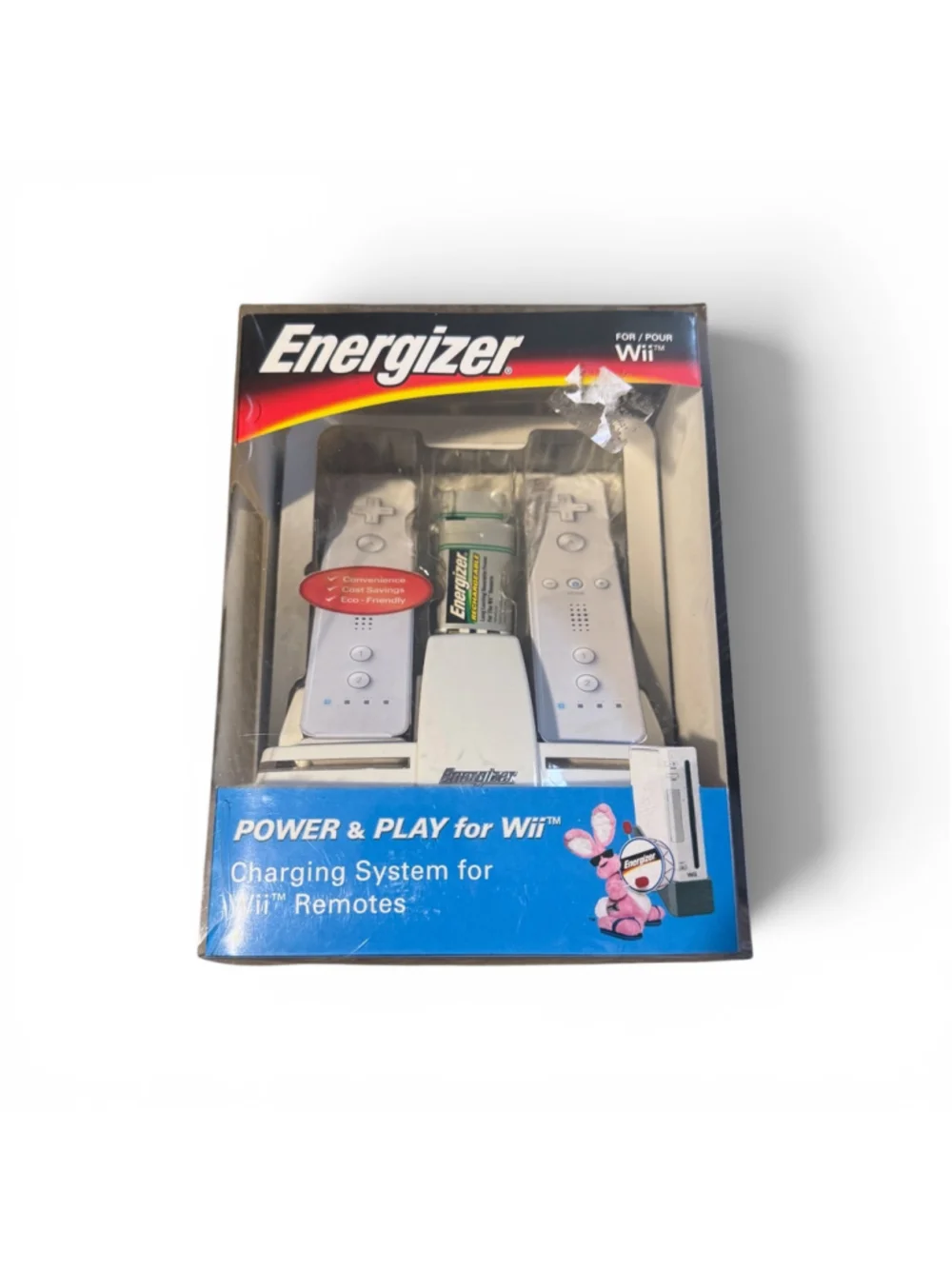 Energizer Wii Remote Charging System One Size White Blue